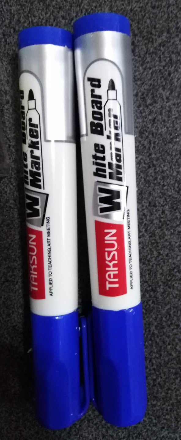 okul beyaz yazı tahta kalemi mavi renk 12 li