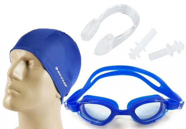 Dunlop Bone Havuz Gözlüğü Burun Klipsi Kulak Tıkacı Yüzücü gd2