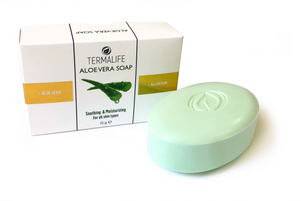 Termalife Tüm Cilt Tipleri Için Yatıştırıcı & Nemlendirici Aloe Vera Sabunu -115 gr