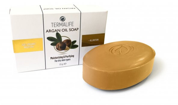 Termalife Kuru Cilt Tipleri Için Arındırıcı & Nemlendirici Argan Yağı Sabunu -115 gr
