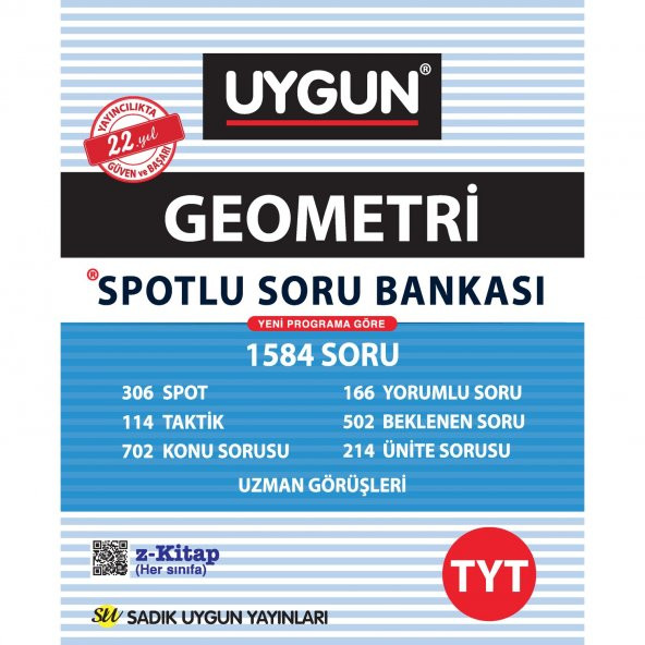 Sadık Uygun Yayınları TYT Geometri Spotlu Soru Bankası - Ali Şahin
