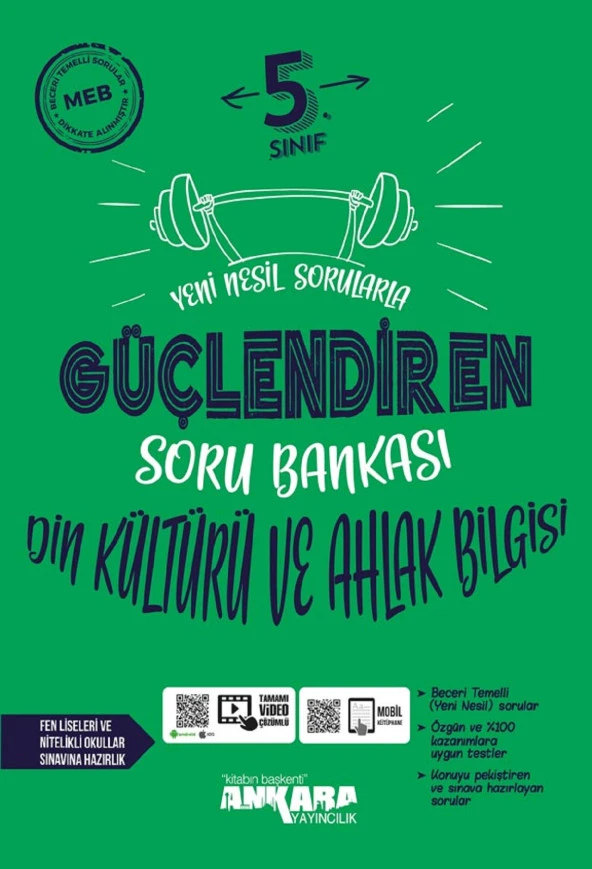 Ankara 5. Sınıf Din Kültürü Güçlendiren Soru Bankası 2023