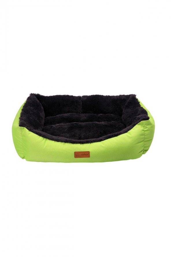 Dubex Jellybean Kedi Köpek Yatağı Fıstık Yeşili-Antrasit Gri L