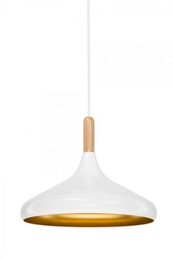 CATA CT-8222 Dekoratif Beyaz Retro Tel Sarkıt, Tekli Modern Avize - 3