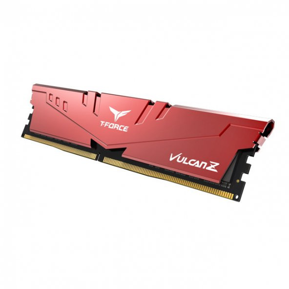 8 GB DDR4 3000 Mhz T-FORCE VULCAN Z RED 8GBx1 TEAM TLZRD48G3000HC16C01 - Resim 4