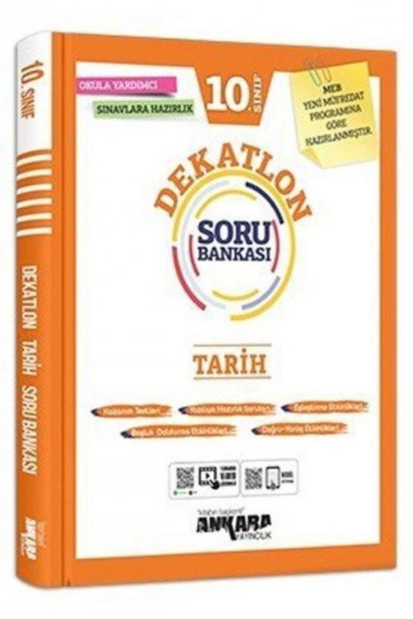 ANKARA 10.SINIF DEKATLON TARİH SORU BANKASI-2021