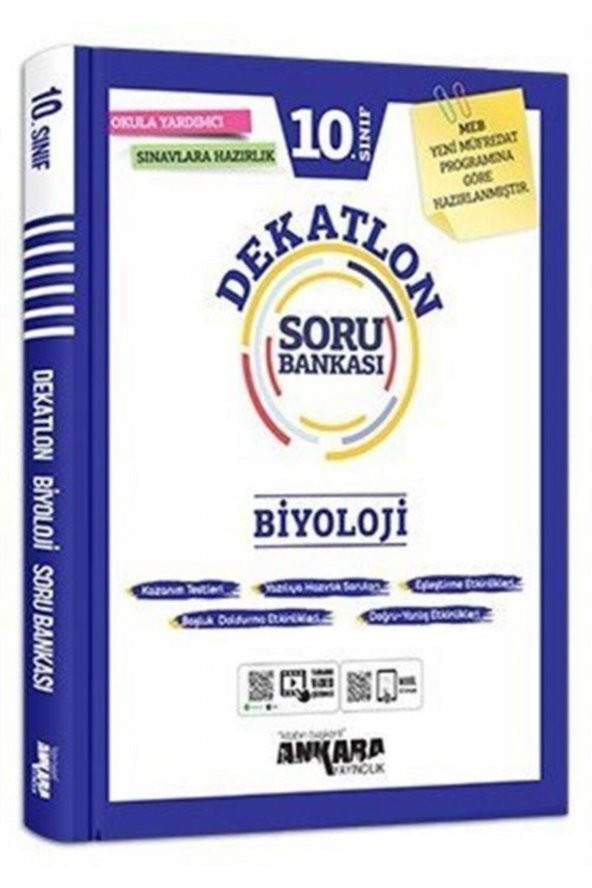 ANKARA 10.SINIF DEKATLON BİYOLOJİ SORU BANKASI