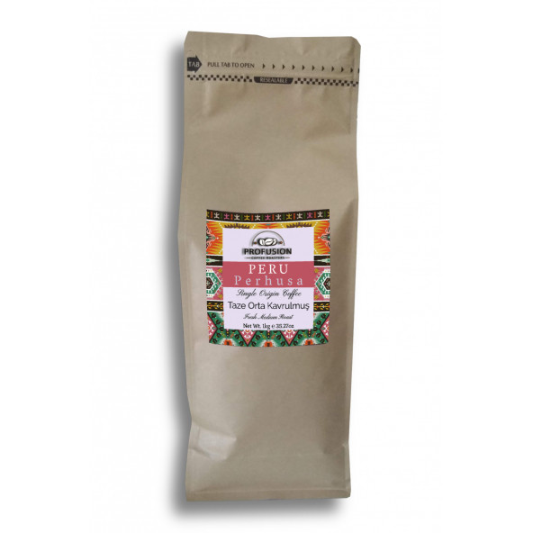 Profusion Coffee Taze Orta Kavrulmuş Peru Perhusa Kahve 1 kg