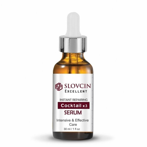 Slovcin Formula Collagen + Hyaluronic Acid + C Vitamin Etkili Cilt Yenileyici Serum SF-Serum3