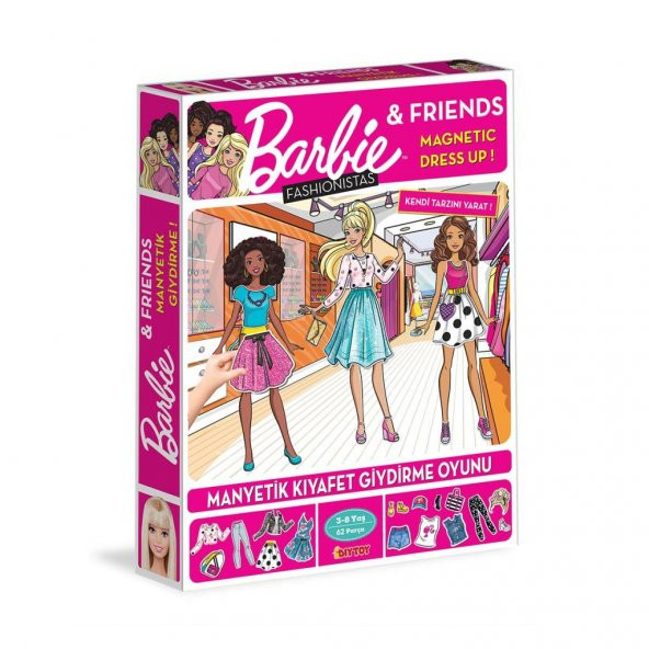 Barbie Fashionistas Manyetik Kıyafet Giydirme