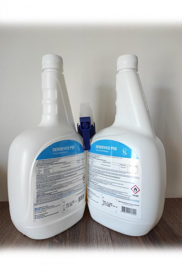 ECOLAB 2 ADET SPREY BAŞLIKLI YÜZEY DEZENFEKTANI P50 - 3