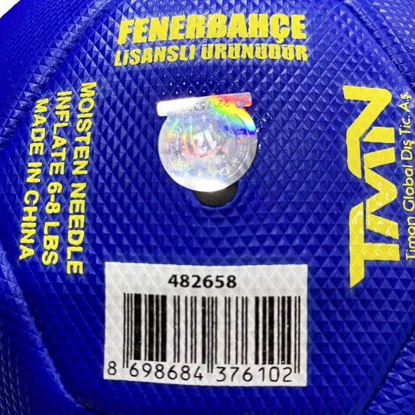 Fenerbahçe Orjinal Lisanslı Futbol Topu No 5 Fenerbahçe Taraftar Topu - 3