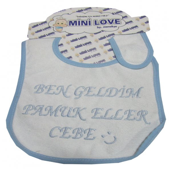 salarticaret nakışlı bebek salya mama önlüğü - 5