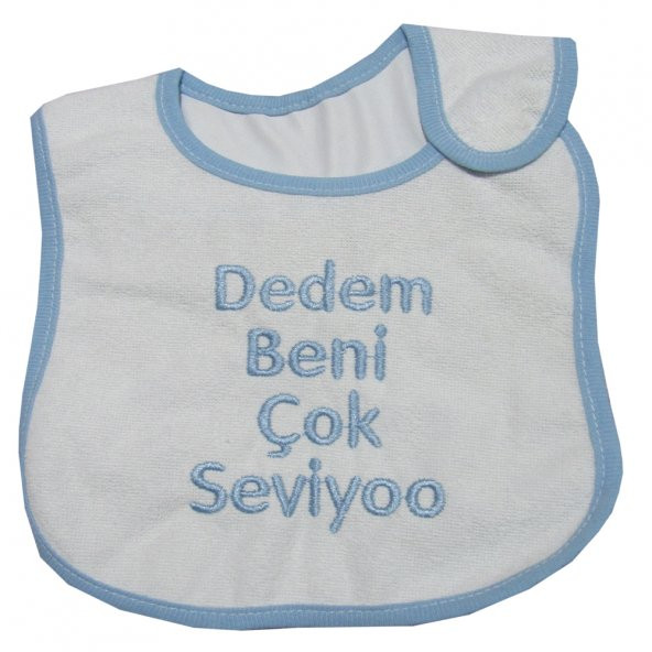salarticaret nakışlı bebek salya mama önlüğü - 6