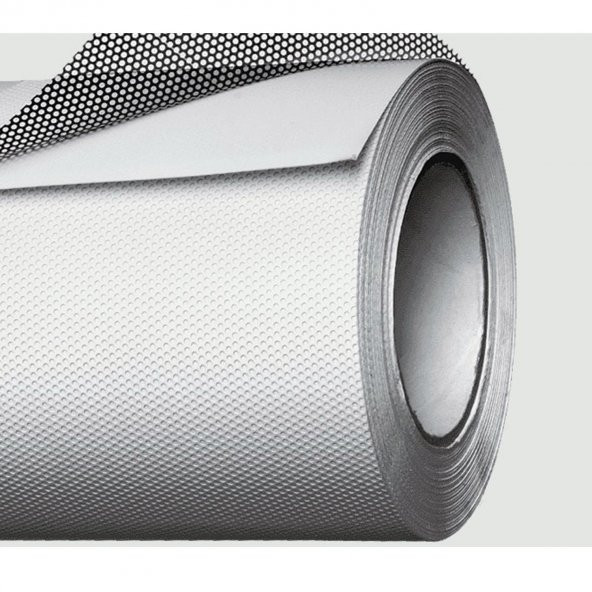 127cm Yapışkanlı Delikli Folyo One Way Vision Delikli Cam Filmi - 7