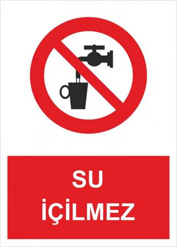SU İÇİLMEZ 25 cm x 35 cm PVC