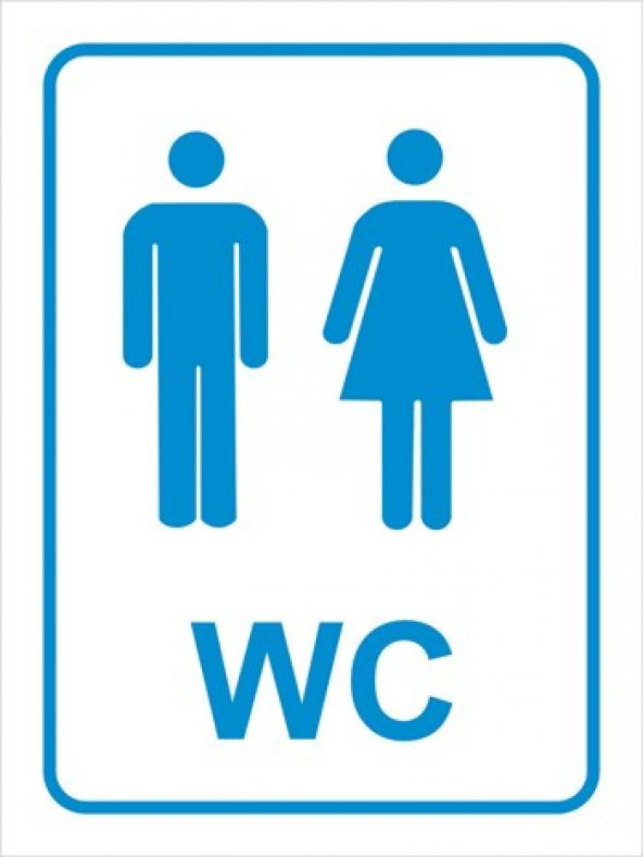 BAY BAYAN WC 17 cm x 25 cm Folyo Sticker