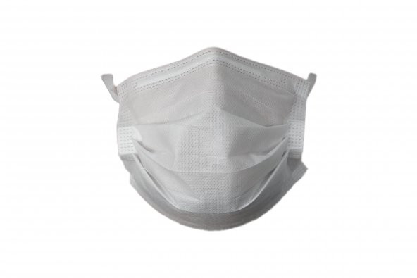 KULAK ACITMAYAN TEK KULLANIMLIK 3 KATLI CERRAHİ MASKE 1 KUTU (50 ADET) - 2