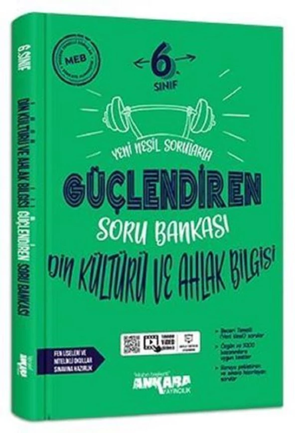 Ankara 6. Sınıf Din Kültürü Güçlendiren Soru Bankası 2023