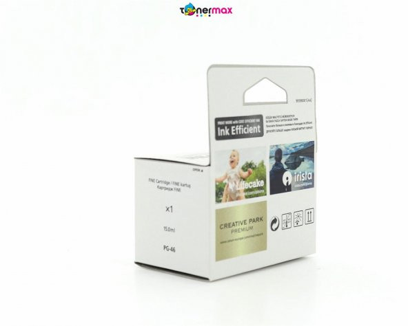 canon pixma e414 / Canon PG-46 Siyah Kartuş Orjinal - 8