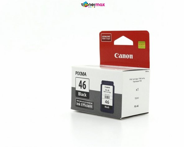 canon e414 kartuş / Canon PG-46 Siyah Kartuş Orjinal