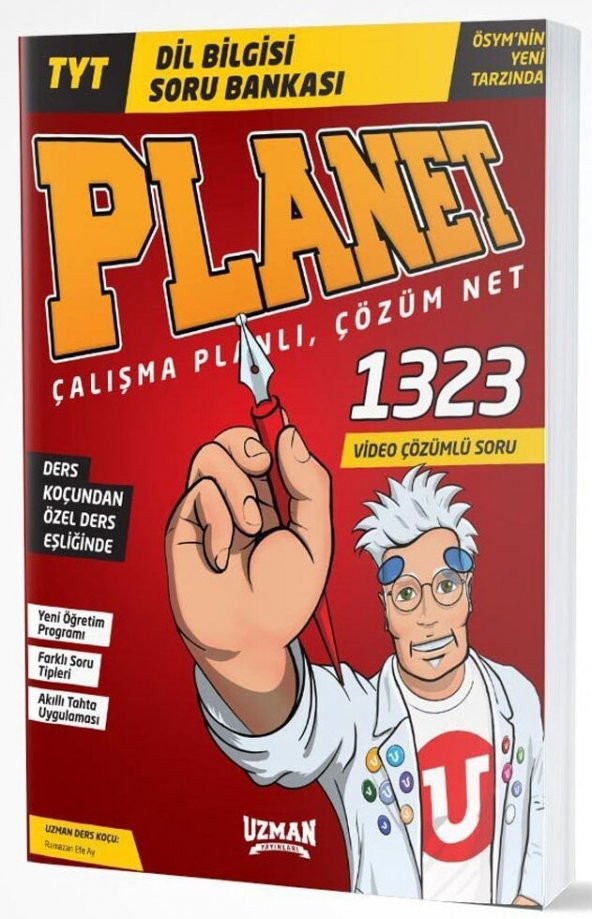 Uzman Yayınları TYT Dil Bilgisi Planet Soru Bankası