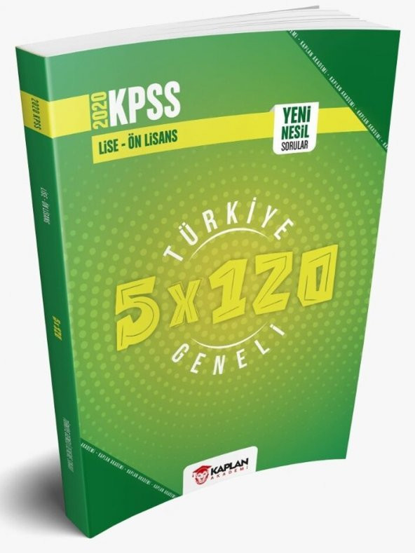 Kaplan Akademi 2020 KPSS Lise Ön Lisans GYGK Türkiye Geneli PDF
