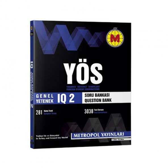 Metropol Yayınları YÖS IQ Soru Bankası - 2 - 1