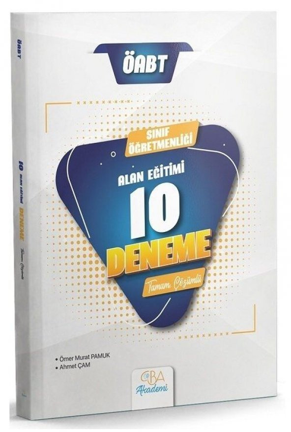 CBA Akademi 2021 ÖABT Sınıf Alan Eğitimi 10 Deneme Çözümlü - 1