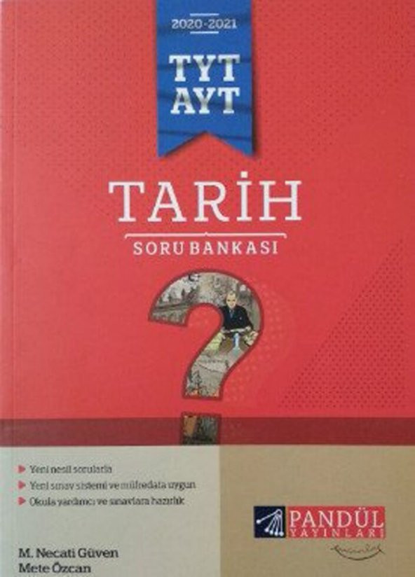 Pandül Yayınları TYT AYT Tarih Soru Bankası