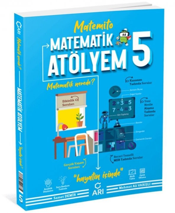 Arı Yayıncılık 5. Sınıf Matematik Atölyem Matemito - 1