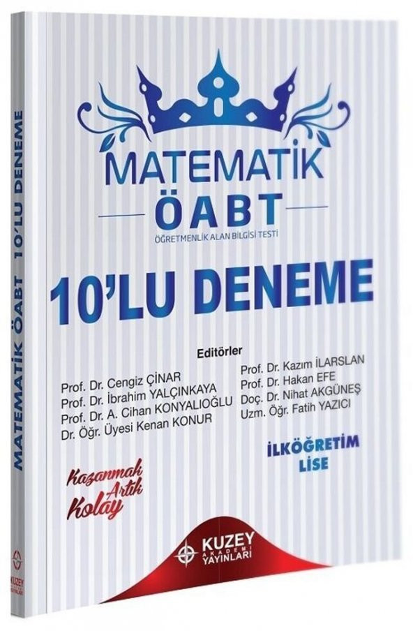 Kuzey Akademi 2020 ÖABT İlköğretim Lise Matematik 10 Deneme Çözüm - 1