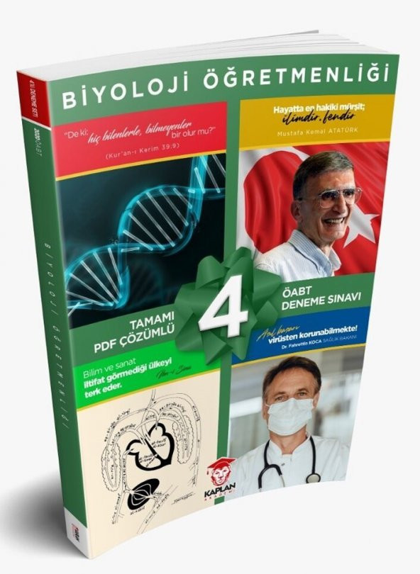 Kaplan Akademi KPSS ÖABT Biyoloji Öğretmenliği PDF Çözümlü 4lü De