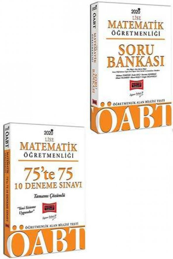 Yargı 2020 ÖABT Lise Matematik Öğretmenliği Çözümlü Soru Deneme - 1