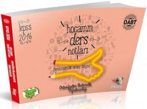 İhtiyaç Yayınları ÖABT 2016 Ortaöğretim Matematik Öğretmenliği Ho - 1