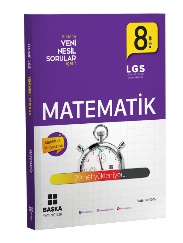 Başka Yayıncılık LGS 8. Sınıf Matematik Yeni Nesil Sorular - 1