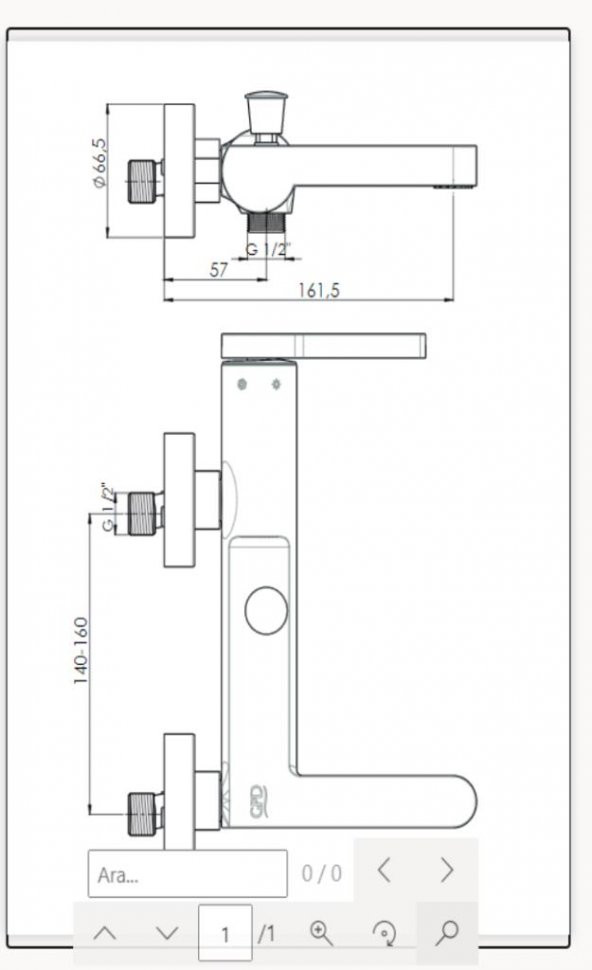 GPD Banyo Bataryası Gildo MBB165 Siyah - Krom - 2