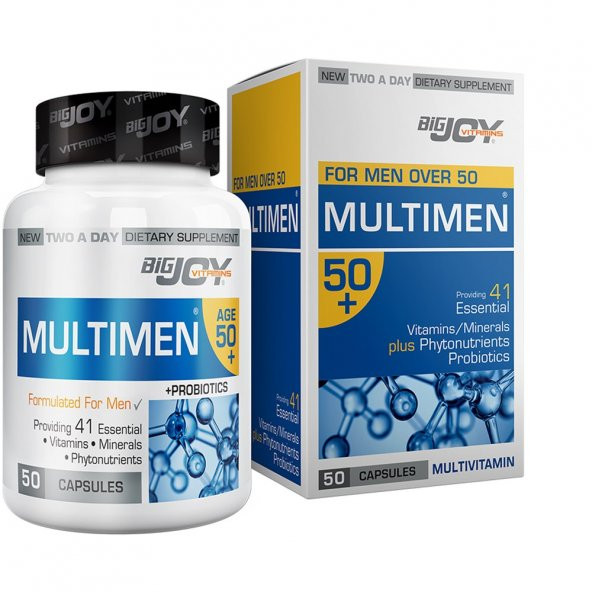 Big Joy Vitamins Multimen 50+  50 Kapsül