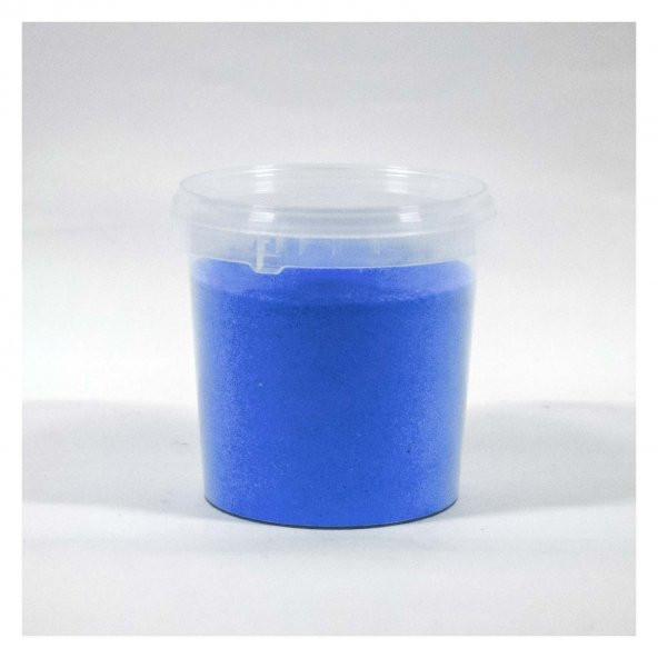 Mavi Renk Tuz 1 KG, Tuz Boyama, Dekoratif Renkli Tuz