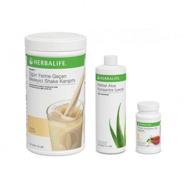 Herbalife Shake + Çay + Aloe Seçimli  Set 2