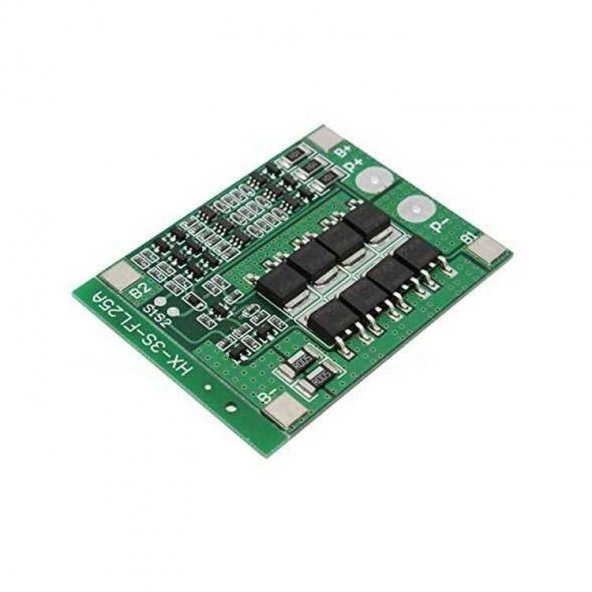 3S 25A 3 Hücreli Balans BMS 18650 Lityum Pil Şarj Devresi - 3