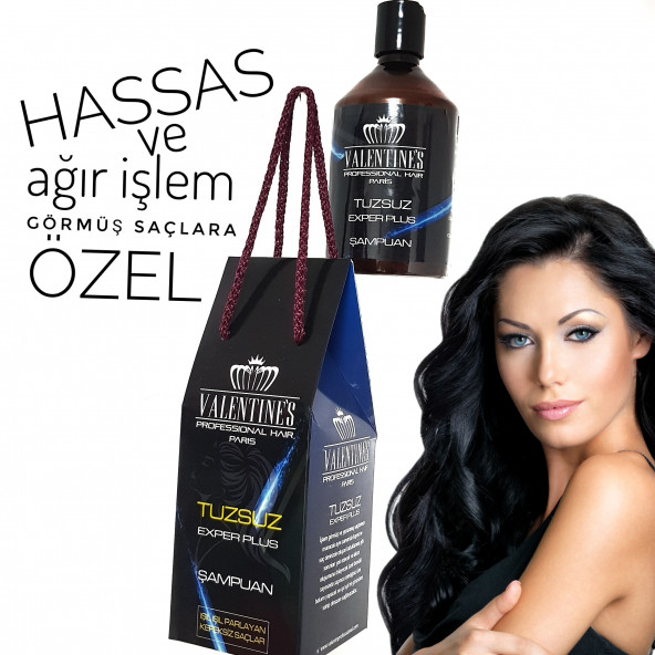 HASSAS VE AĞIR İŞLEM GÖRMÜŞ SAÇLARA ÖZEL TUZSUZ EXPER PLUS ŞAMPUAN - 4