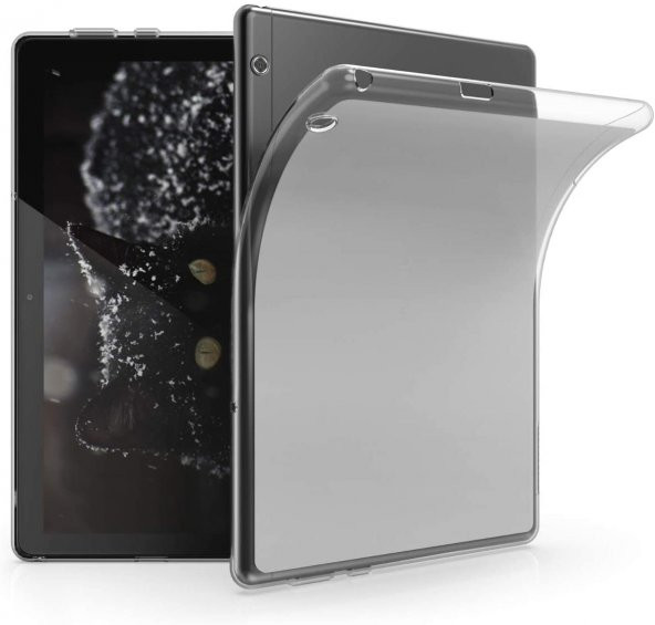 Huawei MediaPad T5 10" Kılıf Şeffaf Silikon Arka Kapak