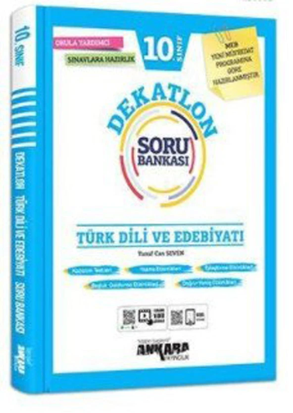 Ankara 10. Sınıf Türk Dili ve Edebiyatı Dekatlon Soru Bankası