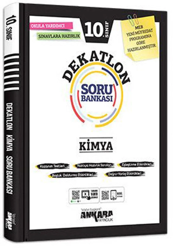 Ankara 10. Sınıf Kimya Dekatlon Soru Bankası