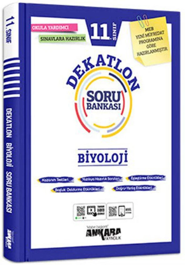 Ankara 11. Sınıf Biyoloji Dekatlon Soru Bankası