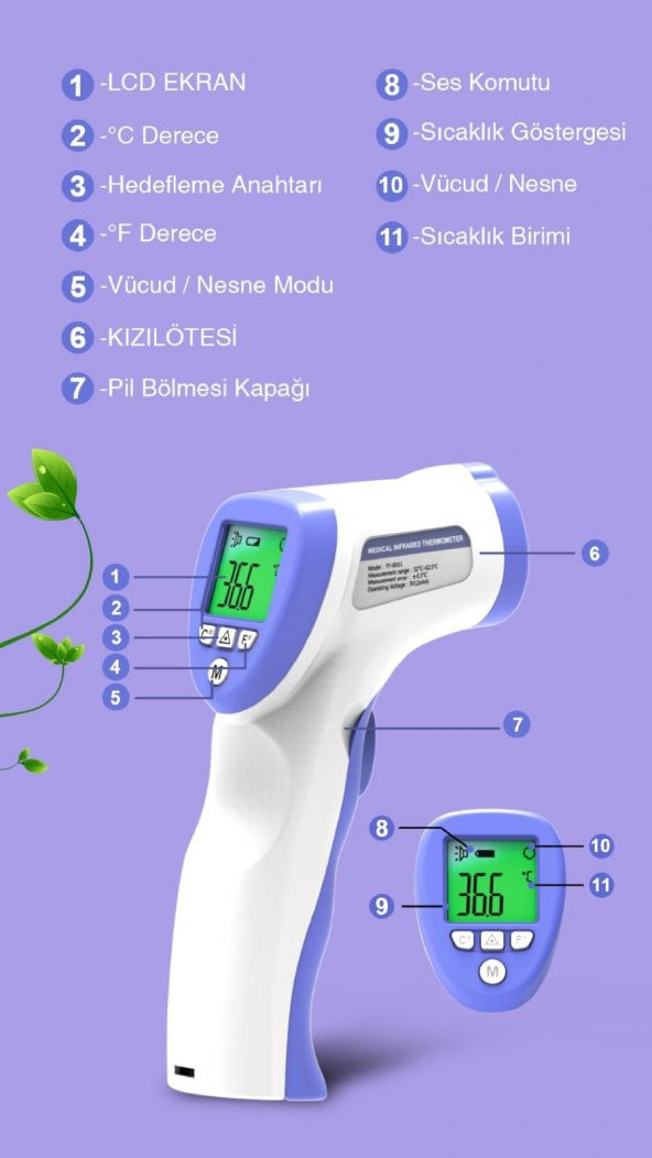 Infrared Termometre - Resim 5