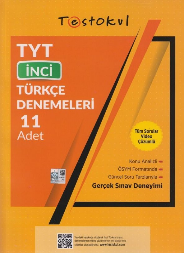 Test Okul İnci TYT Türkçe Denemeleri 11 Li