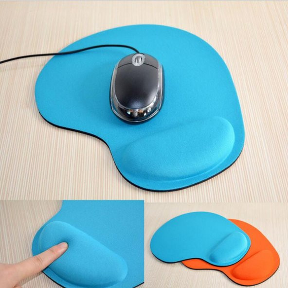 Bilekli Jel Mouse pad-TURKUAZ