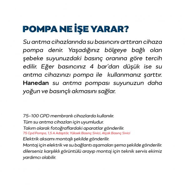 Su Arıtma Cihazı Pompa Seti - 3